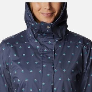 Columbia Women's Blue Patterned Ski Jacket